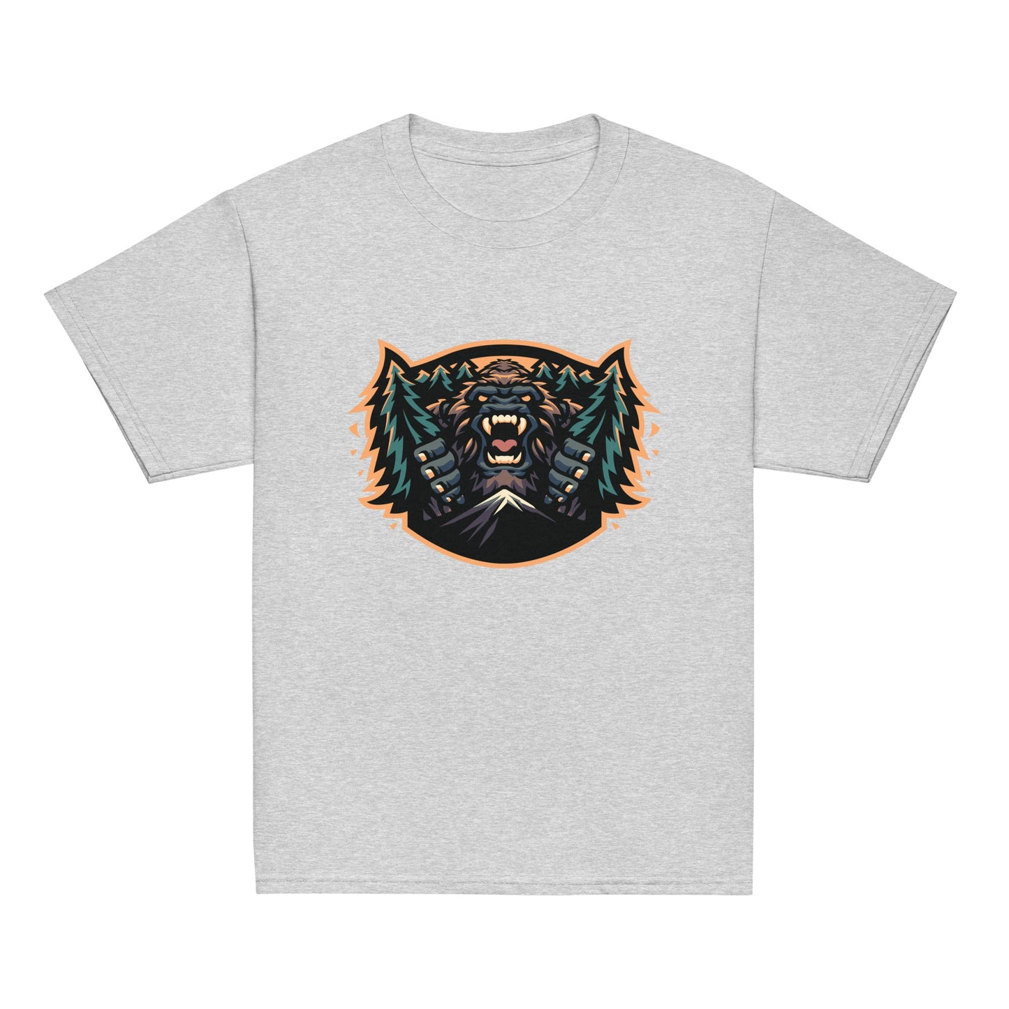 Classic | Youth T Shirt | JBLM Bigfoot Hockey Team | Mascot Logo