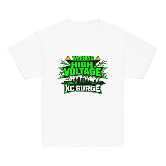 Classic | Youth T Shirt | Kansas City Surge | High Voltage Logo
