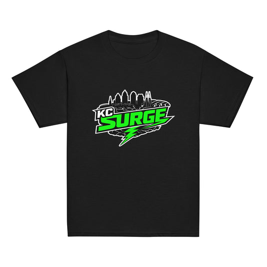 Classic | Youth T Shirt | Kansas City Surge | Neon Skyline Logo