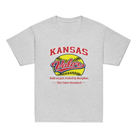 Classic | Youth T Shirt | Kansas Valor Fan Gear | The Standard Logo