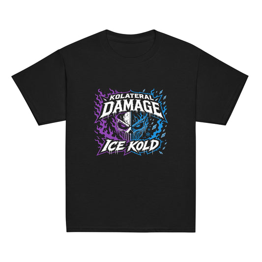 Classic | Youth T Shirt | Kolateral Damage E-Sports | Ice Kold Crest Logo