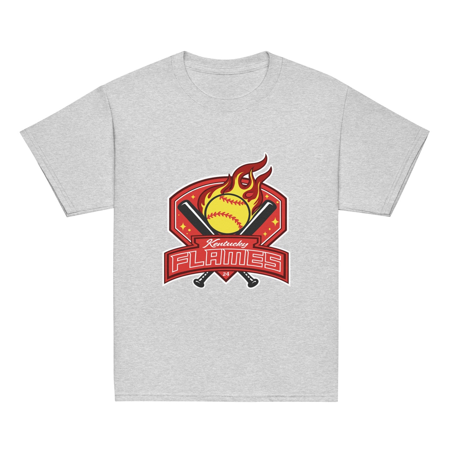 Classic | Youth T Shirt | KY Flames | Emblem Logo