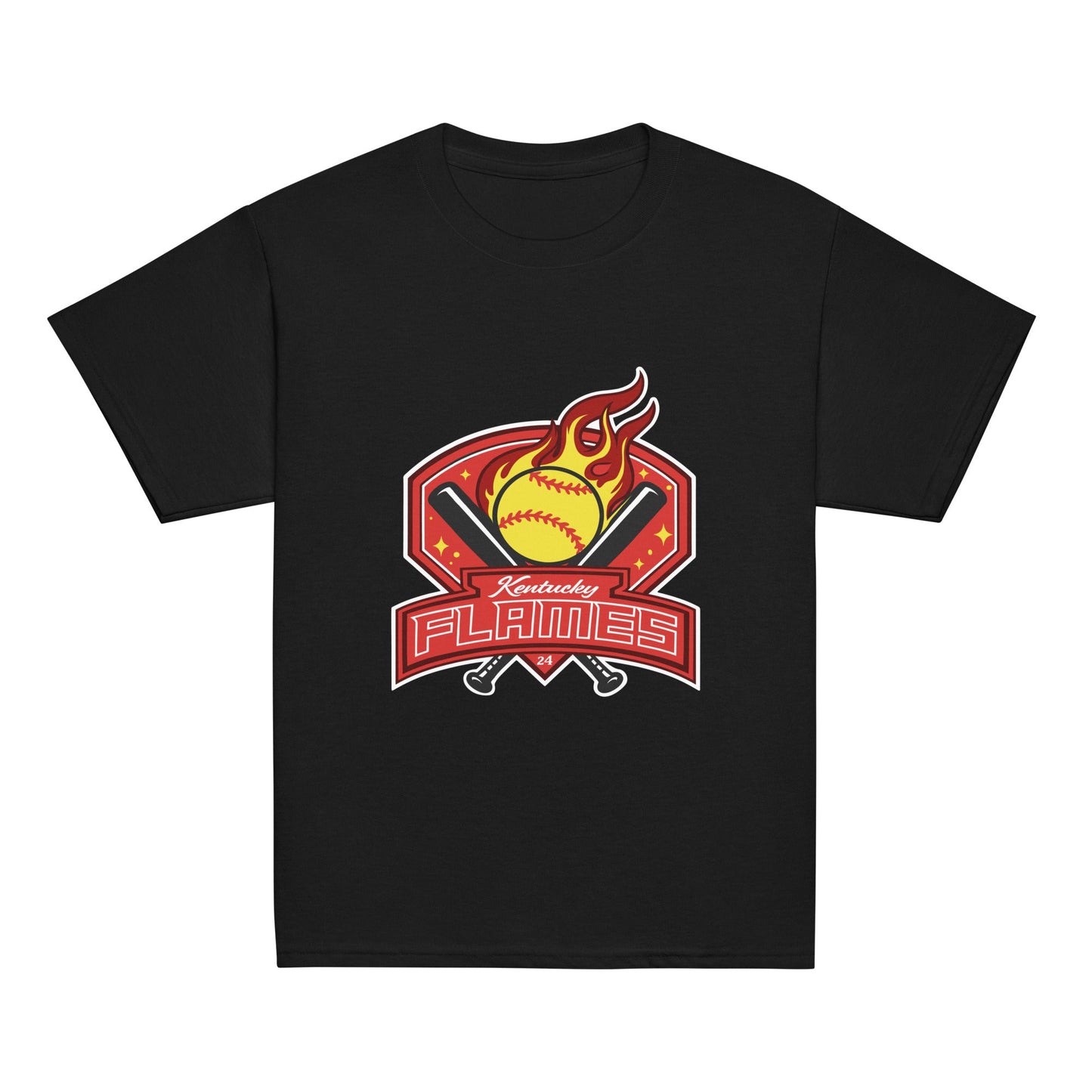 Classic | Youth T Shirt | KY Flames | Emblem Logo