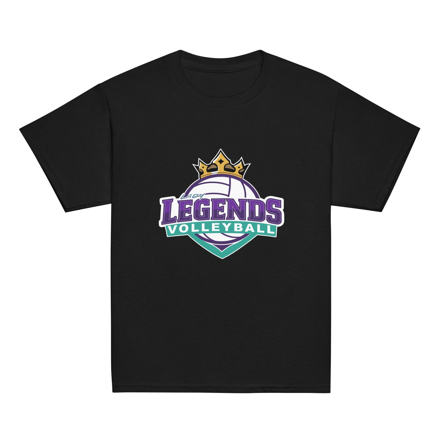 Classic | Youth T Shirt | Lady Legends Volleyball | Crown Logo