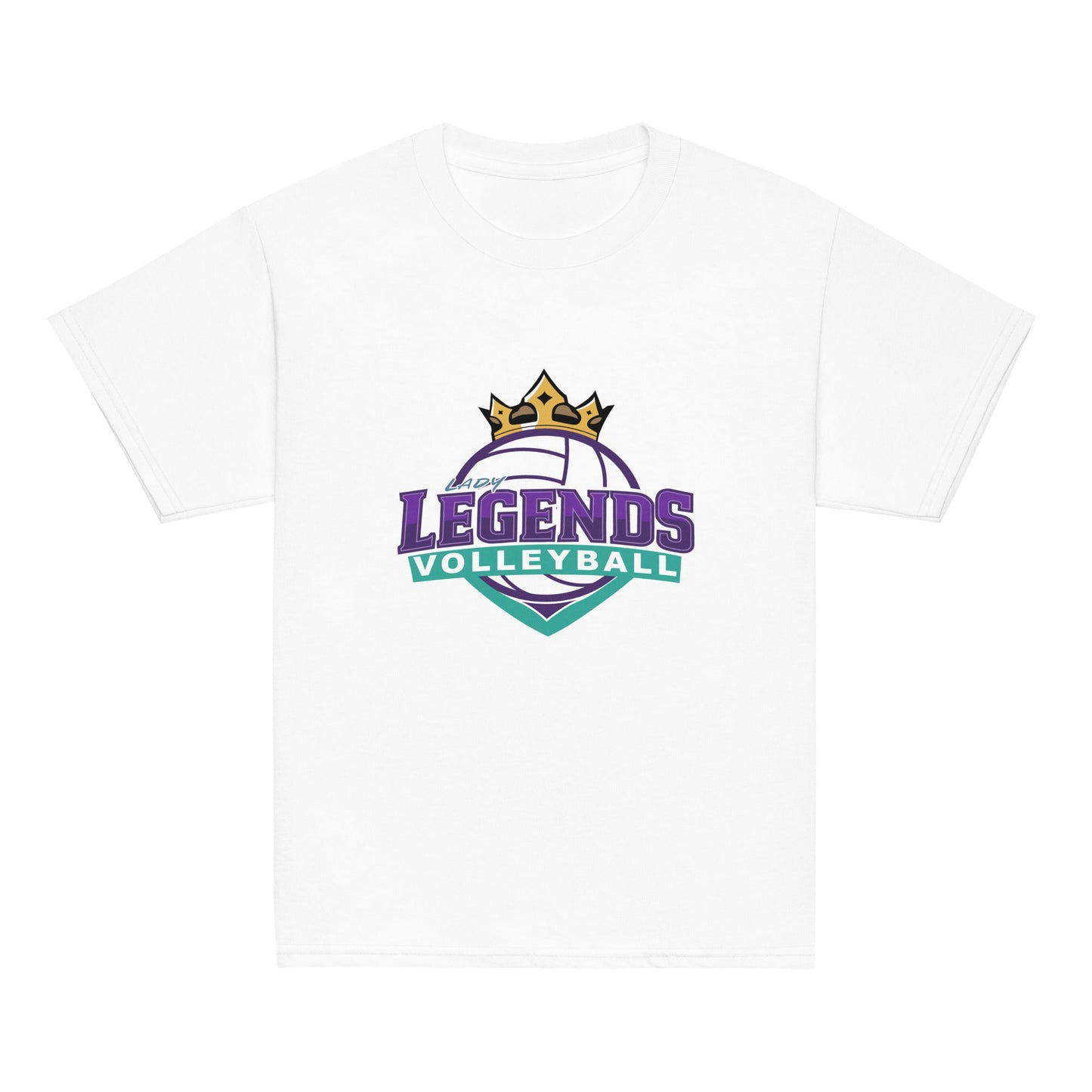 Classic | Youth T Shirt | Lady Legends Volleyball | Crown Logo