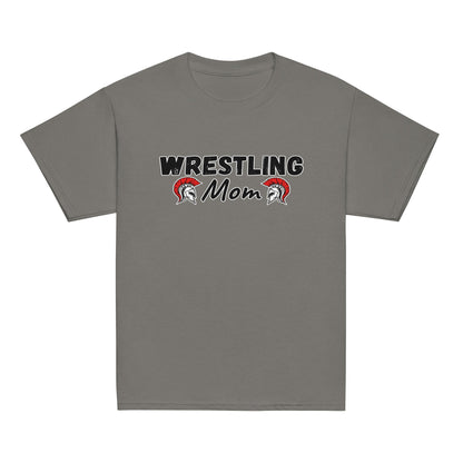 Classic | Youth T Shirt | Lafayette Warrior Youth Wrestling | Mom Emblem Logo