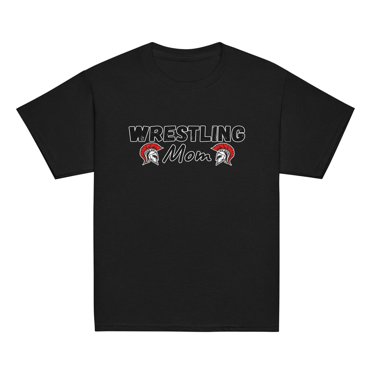 Classic | Youth T Shirt | Lafayette Warrior Youth Wrestling | Mom Emblem Logo