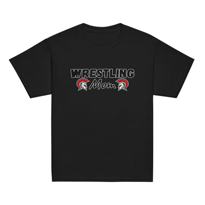 Classic | Youth T Shirt | Lafayette Warrior Youth Wrestling | Mom Emblem Logo