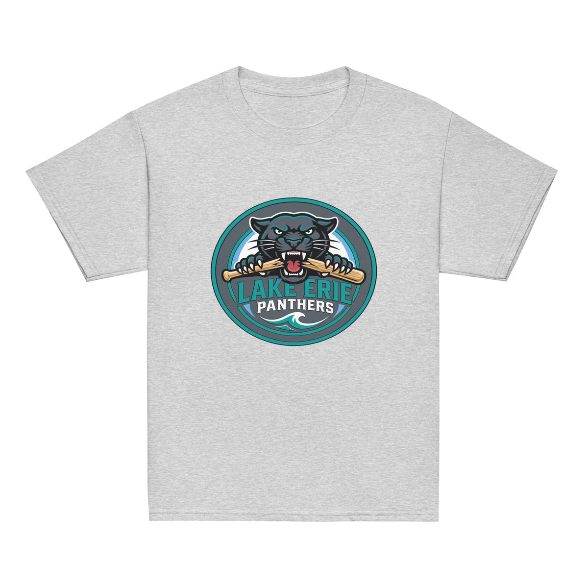 Classic | Youth T Shirt | Lake-Erie Panthers | Badge Logo