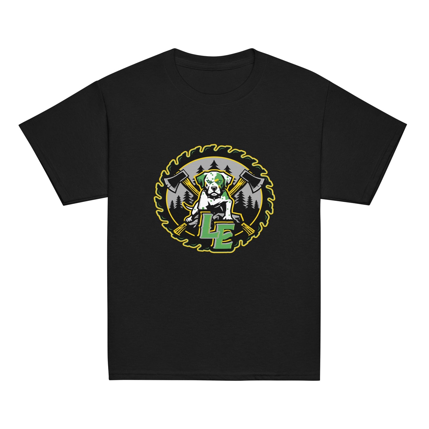 Classic | Youth T Shirt | Lake Erie Power Pines | Saw Logo