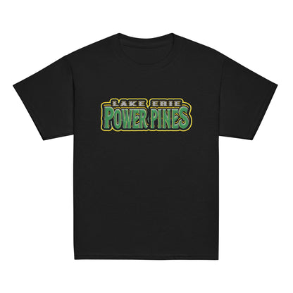 Classic | Youth T Shirt | Lake Erie Power Pines | Script Logo