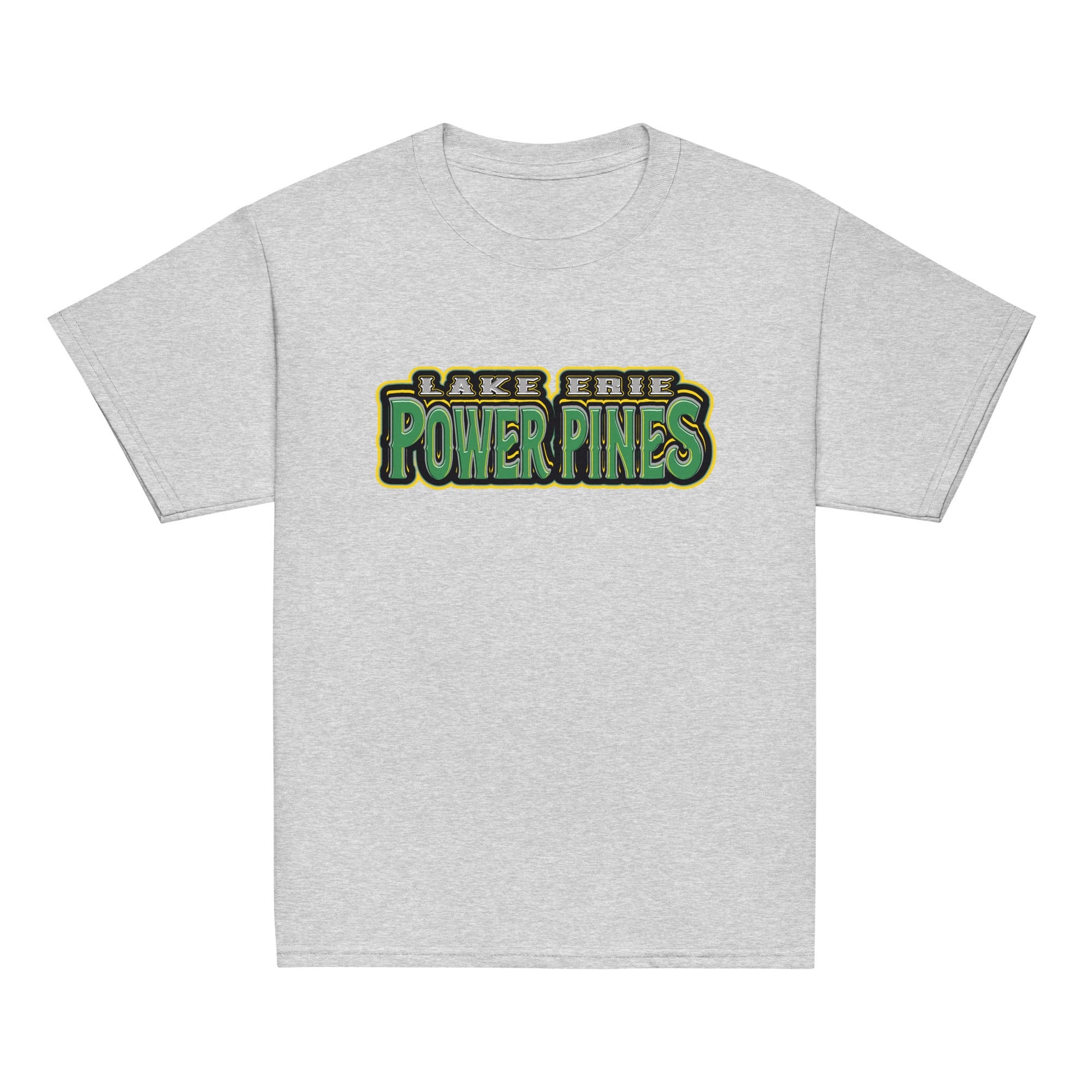 Classic | Youth T Shirt | Lake Erie Power Pines | Script Logo