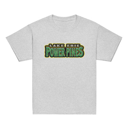 Classic | Youth T Shirt | Lake Erie Power Pines | Script Logo
