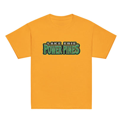 Classic | Youth T Shirt | Lake Erie Power Pines | Script Logo