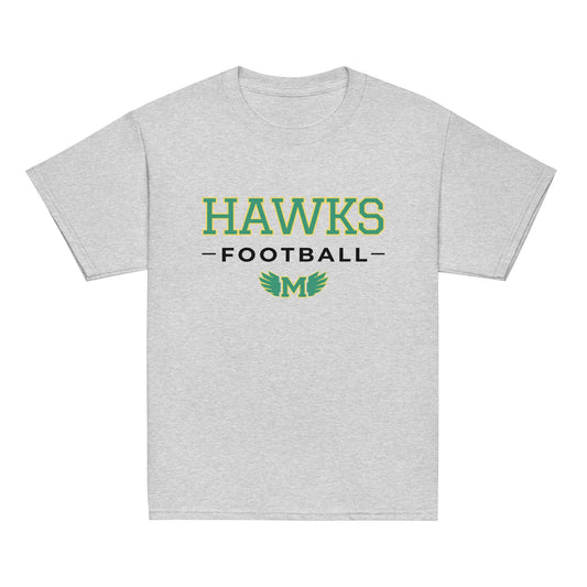 Classic | Youth T Shirt | Lake Minneola Hawks Football | Mark Logo