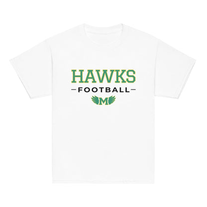 Classic | Youth T Shirt | Lake Minneola Hawks Football | Mark Logo