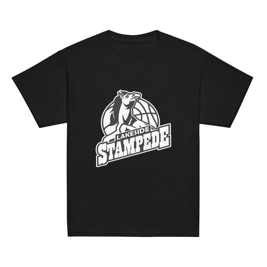 Classic | Youth T Shirt | Lakeside Stampede | Basketball Mascot Logo