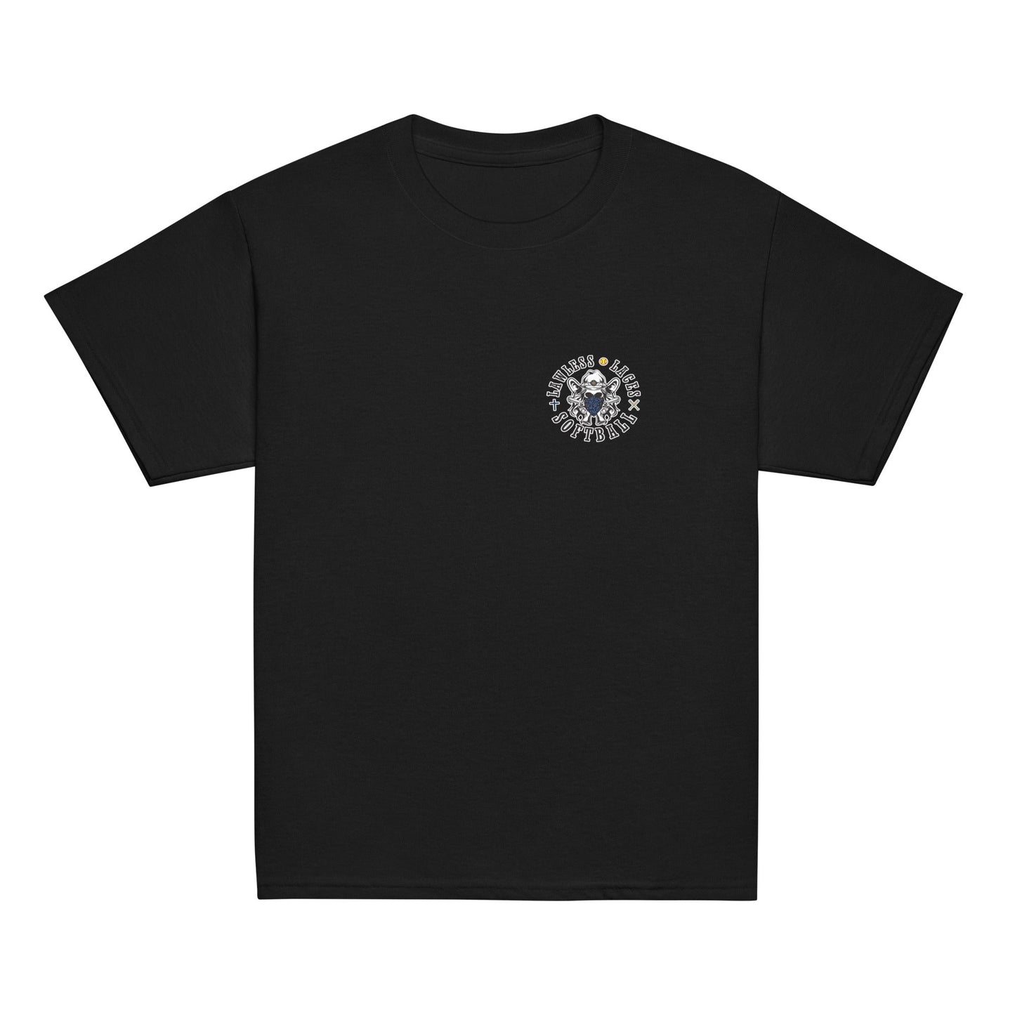 Classic | Youth T Shirt | Lawless Laces Softball | Outlined Pocket Logo
