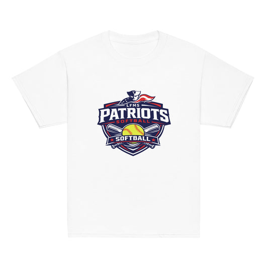 Classic | Youth T Shirt | LFMS Athletics | Patriots Softball Logo