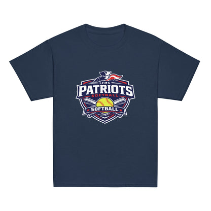 Classic | Youth T Shirt | LFMS Athletics | Patriots Softball Logo
