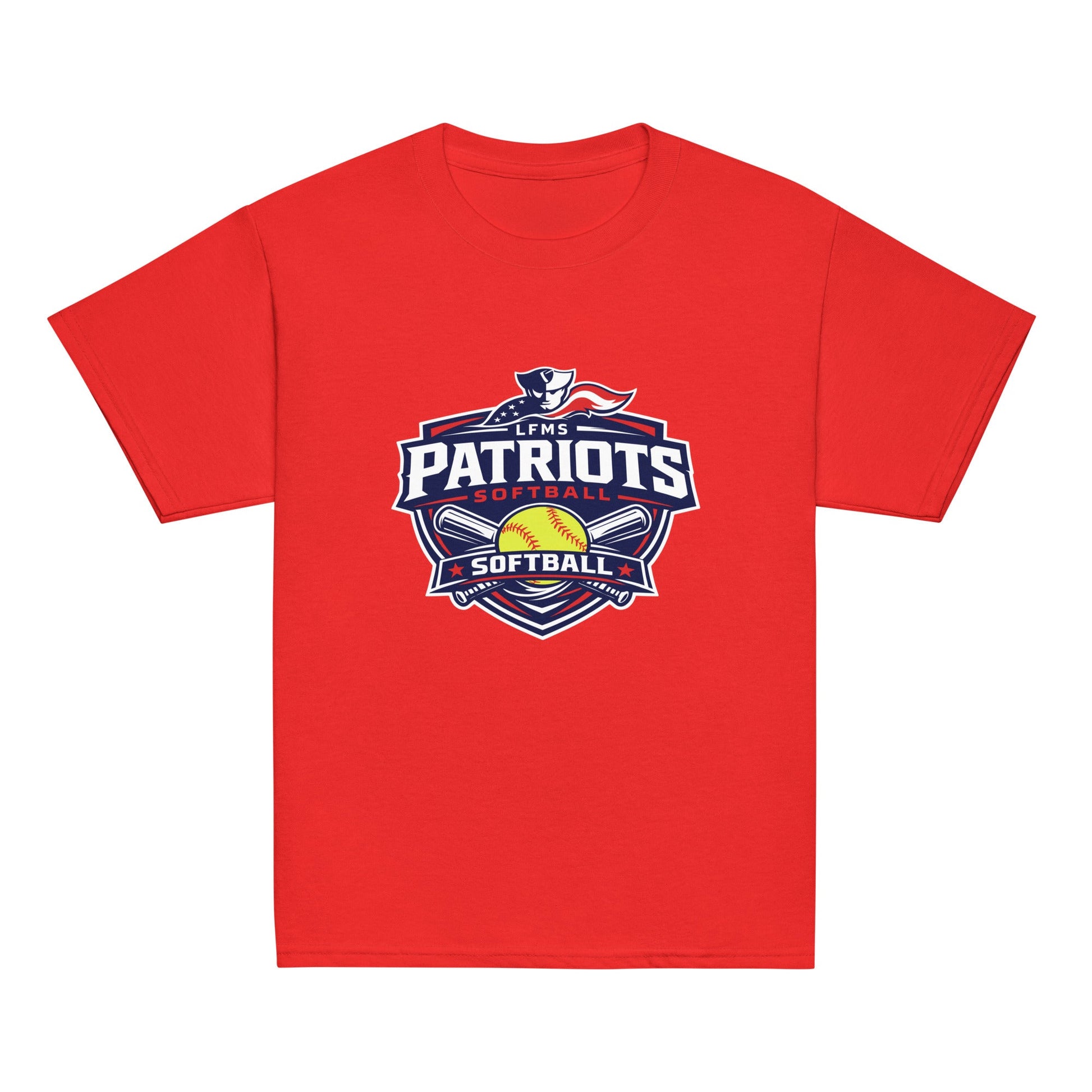 Classic | Youth T Shirt | LFMS Athletics | Patriots Softball Logo