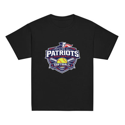 Classic | Youth T Shirt | LFMS Athletics | Patriots Softball Logo