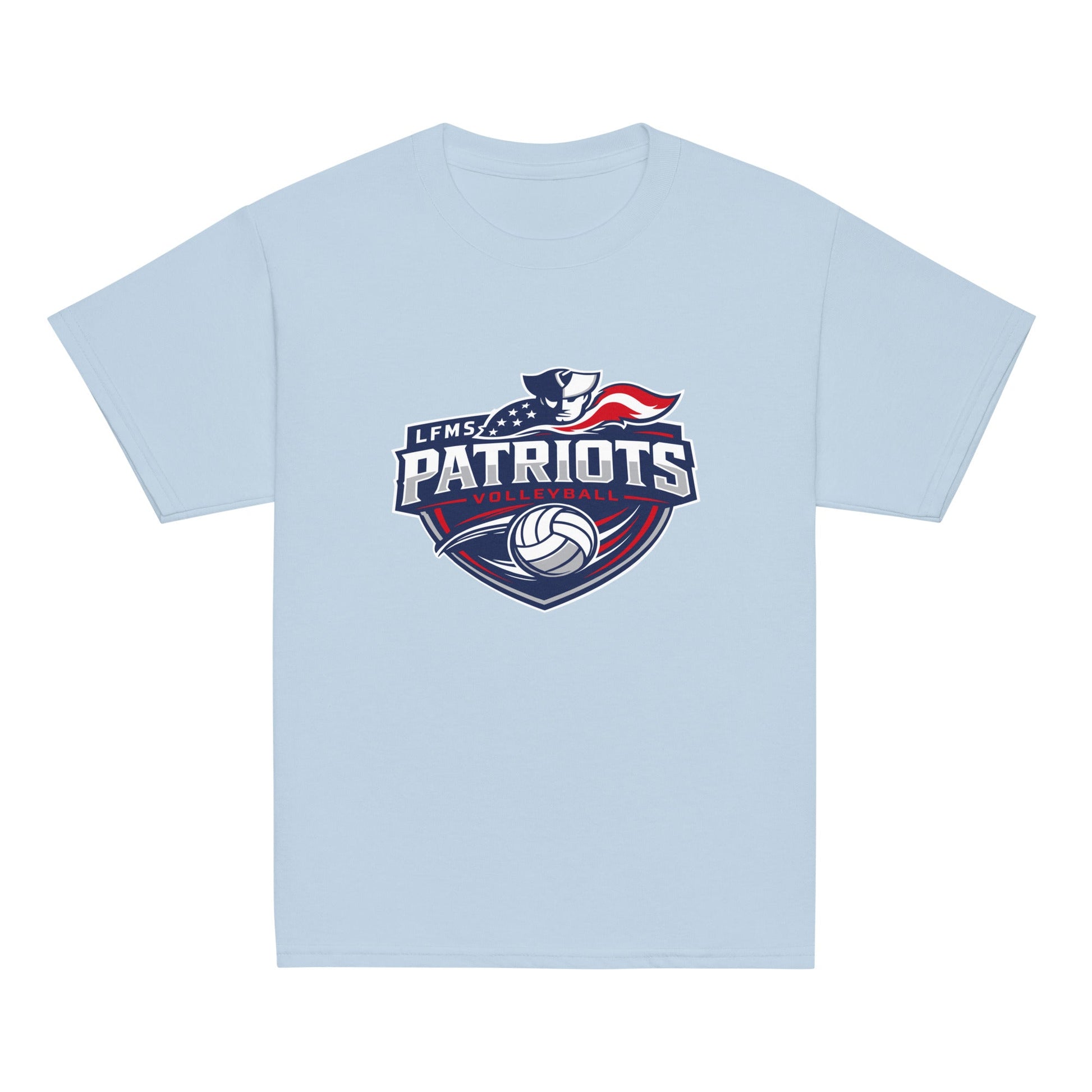 Classic | Youth T Shirt | LFMS Athletics | Patriots Volleyball Logo