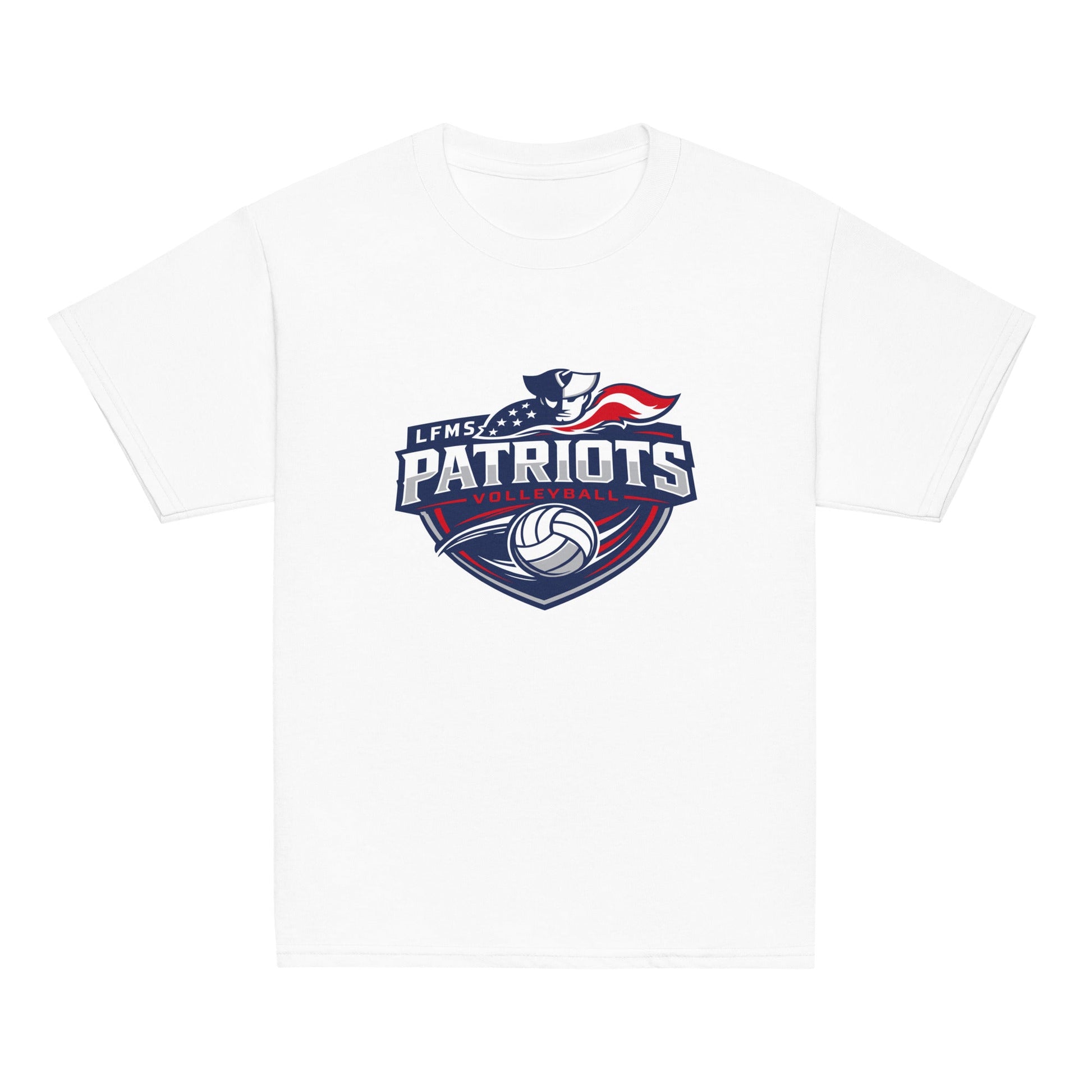 Classic | Youth T Shirt | LFMS Athletics | Patriots Volleyball Logo