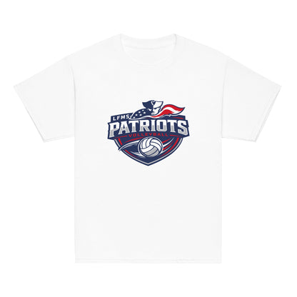 Classic | Youth T Shirt | LFMS Athletics | Patriots Volleyball Logo