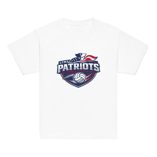 Classic | Youth T Shirt | LFMS Athletics | Patriots Volleyball Logo