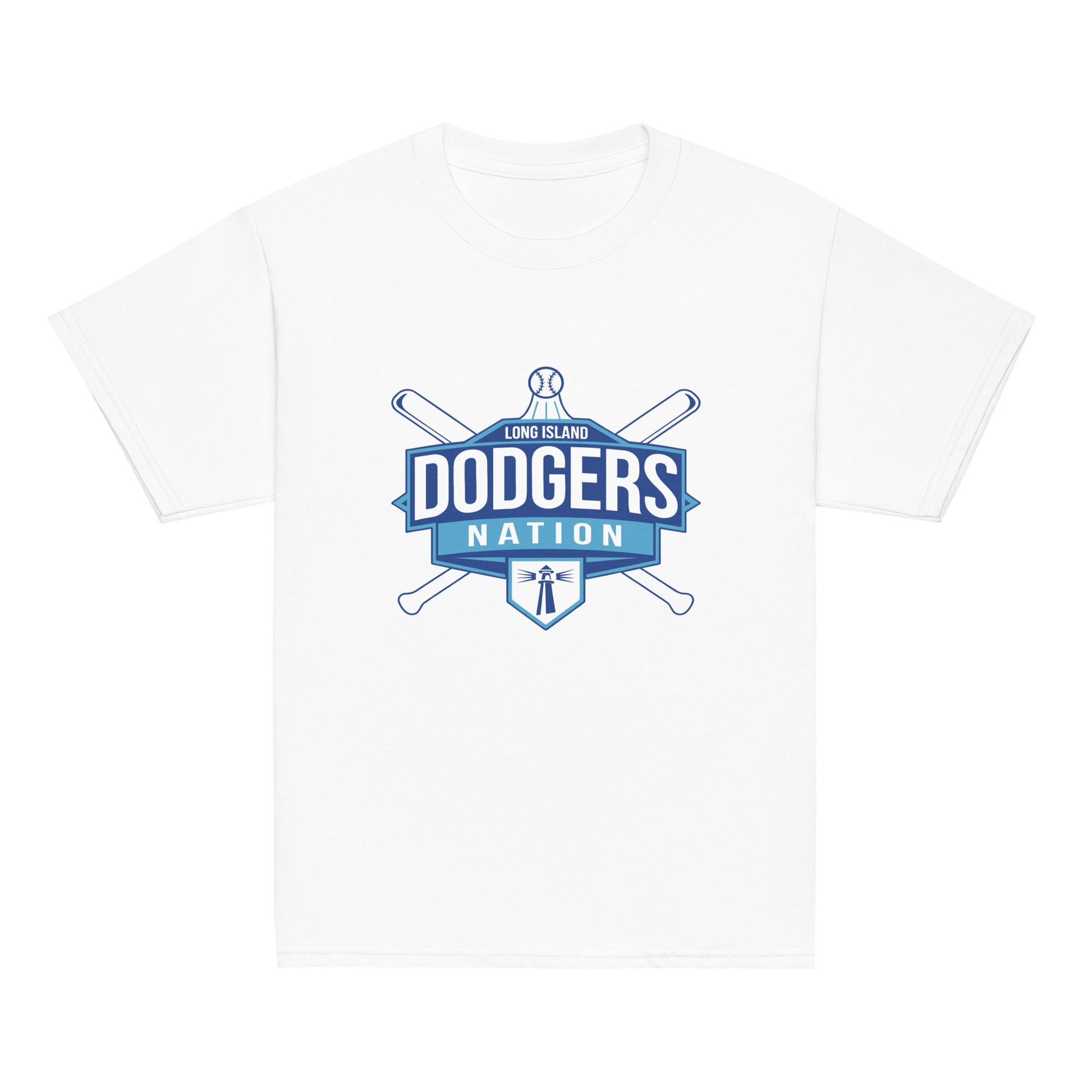 Classic | Youth T Shirt | LI Dodgers Nation | Varsity Crest Logo