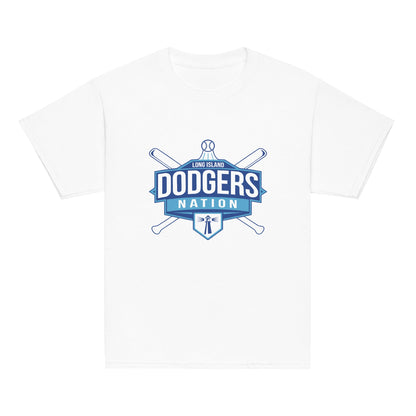 Classic | Youth T Shirt | LI Dodgers Nation | Varsity Crest Logo