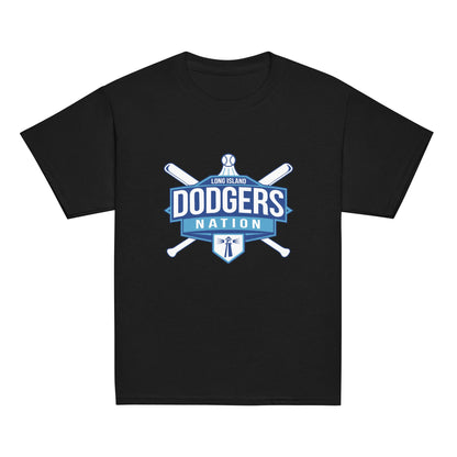 Classic | Youth T Shirt | LI Dodgers Nation | Varsity Crest Logo