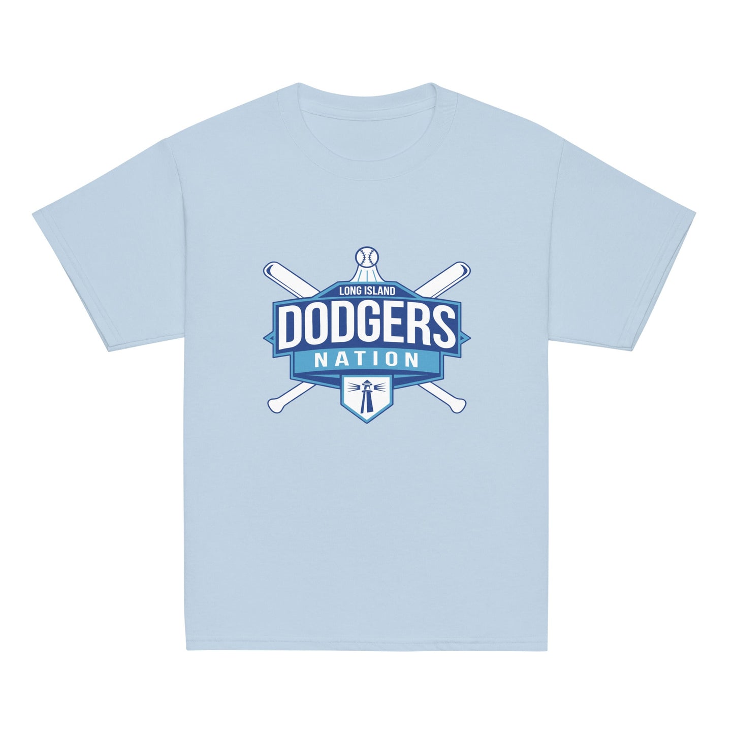 Classic | Youth T Shirt | LI Dodgers Nation | Varsity Crest Logo
