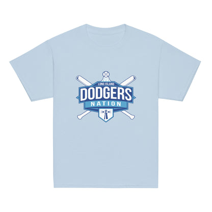 Classic | Youth T Shirt | LI Dodgers Nation | Varsity Crest Logo
