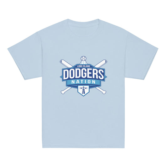 Classic | Youth T Shirt | LI Dodgers Nation | Varsity Crest Logo