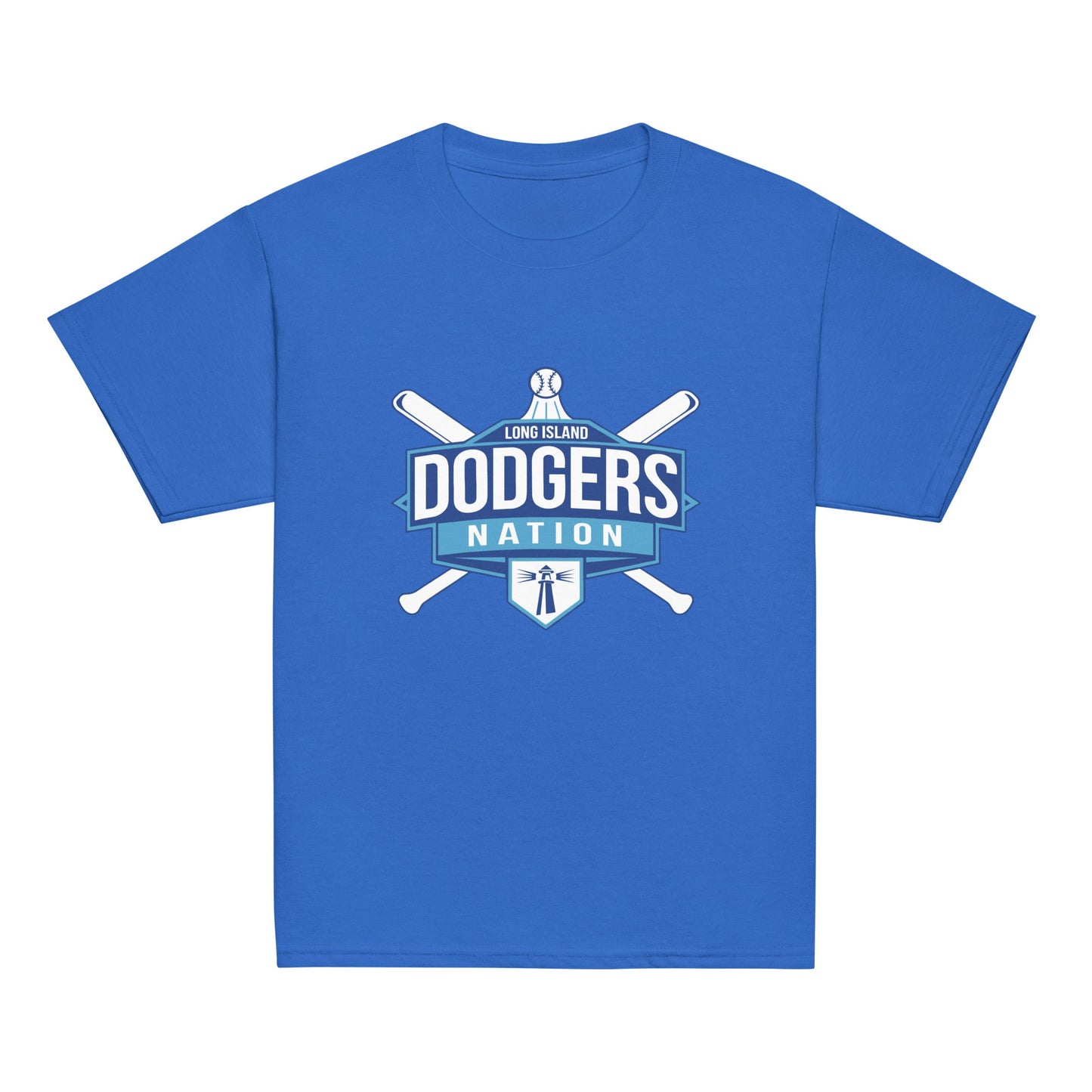 Classic | Youth T Shirt | LI Dodgers Nation | Varsity Crest Logo