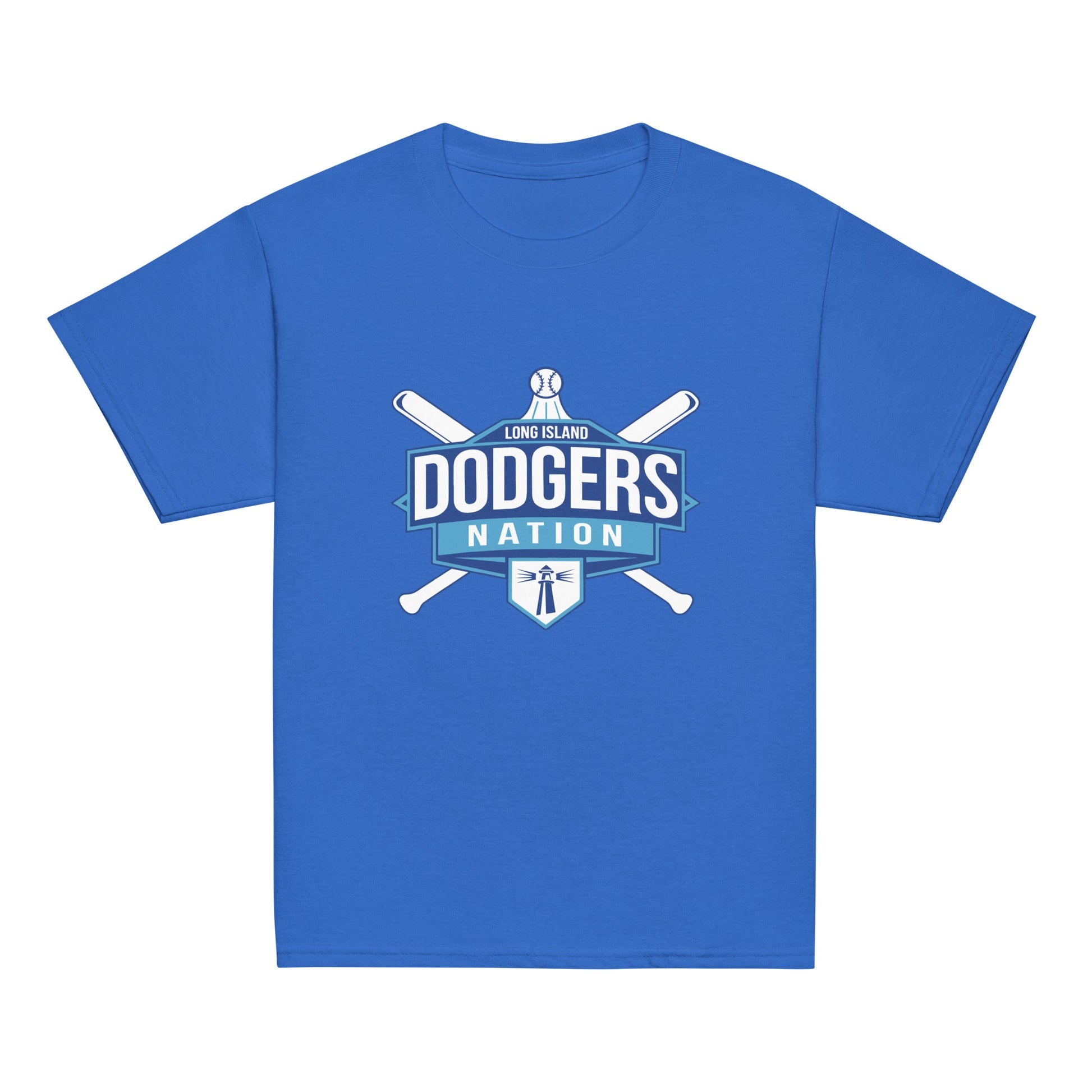 Classic | Youth T Shirt | LI Dodgers Nation | Varsity Crest Logo