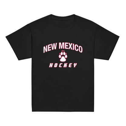 Classic | Youth T Shirt | Lobo Women’s Ice Hockey | Script Logo