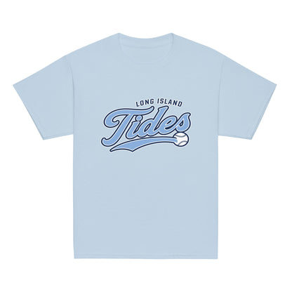 Classic | Youth T Shirt | Long Island Tides Baseball | Athletics Logo