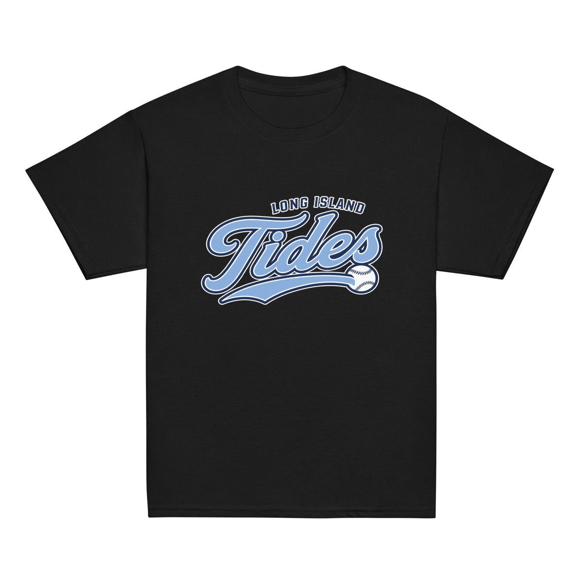 Classic | Youth T Shirt | Long Island Tides Baseball | Athletics Logo