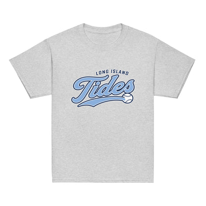 Classic | Youth T Shirt | Long Island Tides Baseball | Athletics Logo