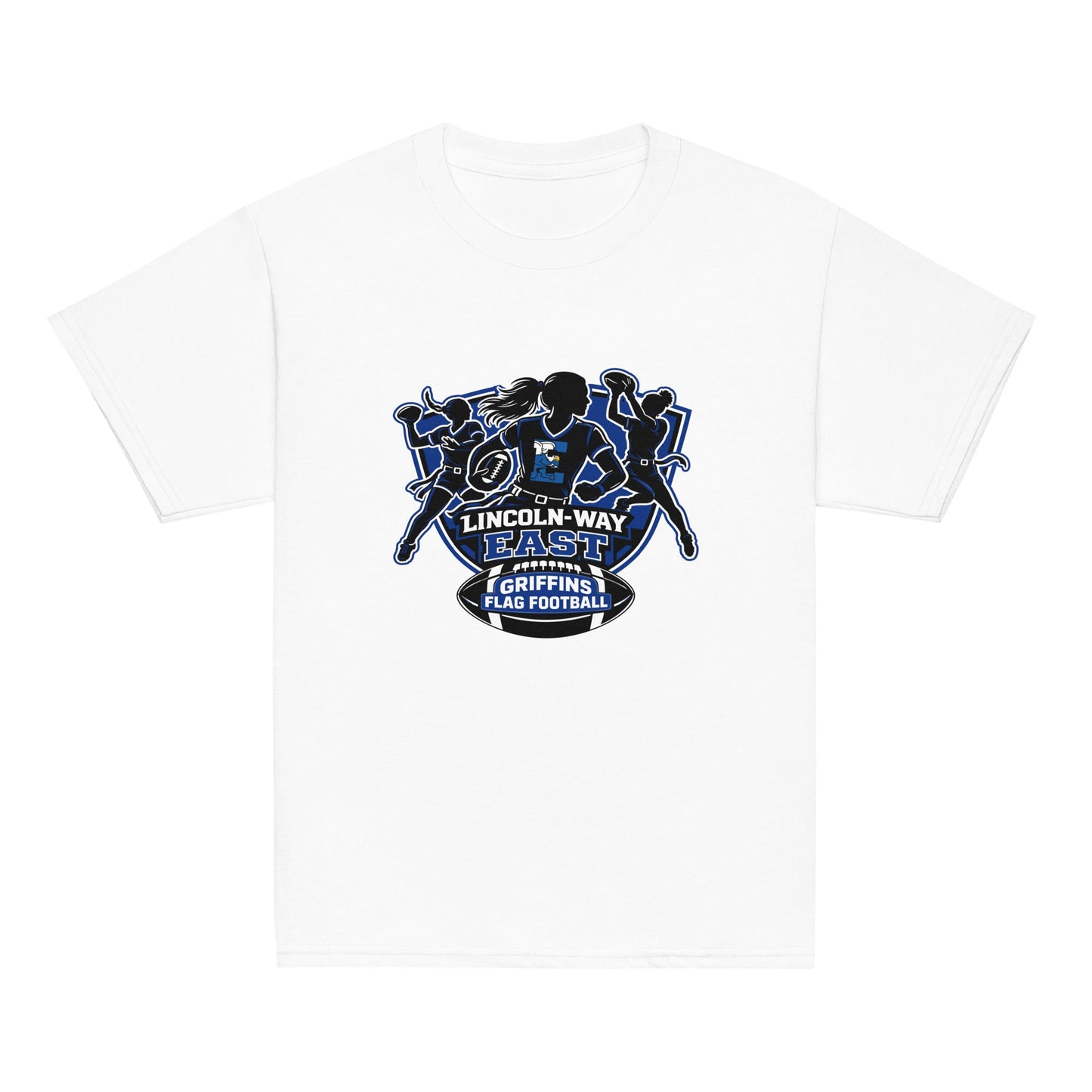 Classic | Youth T Shirt | LWE Flag Football | Athletics Logo