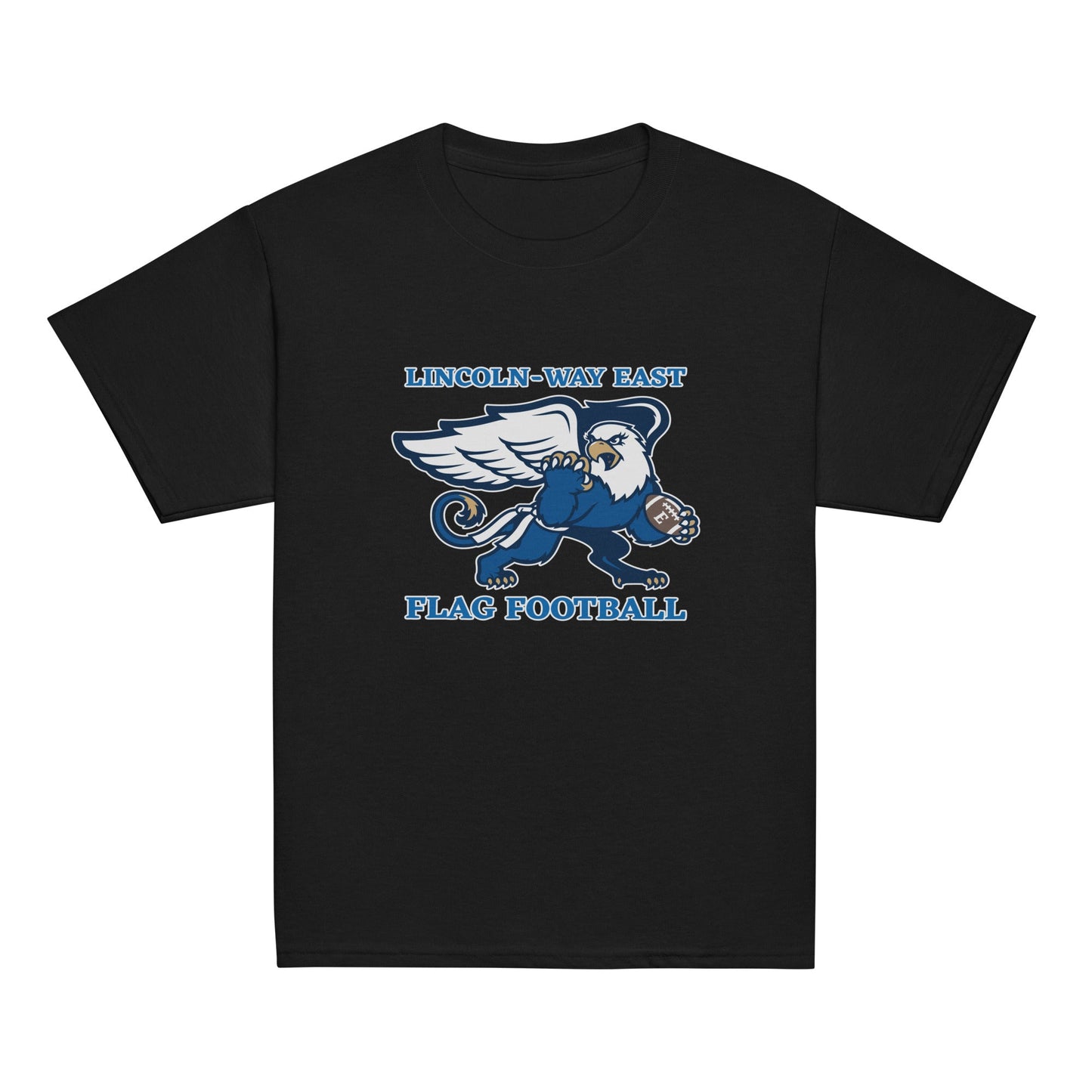 Classic | Youth T Shirt | LWE Flag Football | Crest Logo