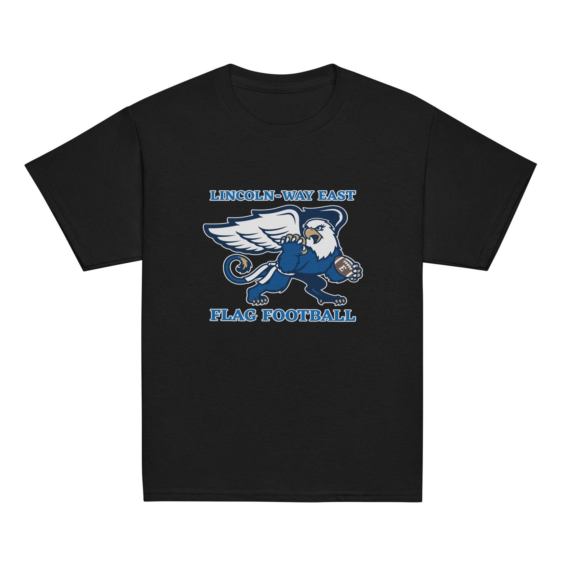 Classic | Youth T Shirt | LWE Flag Football | Crest Logo