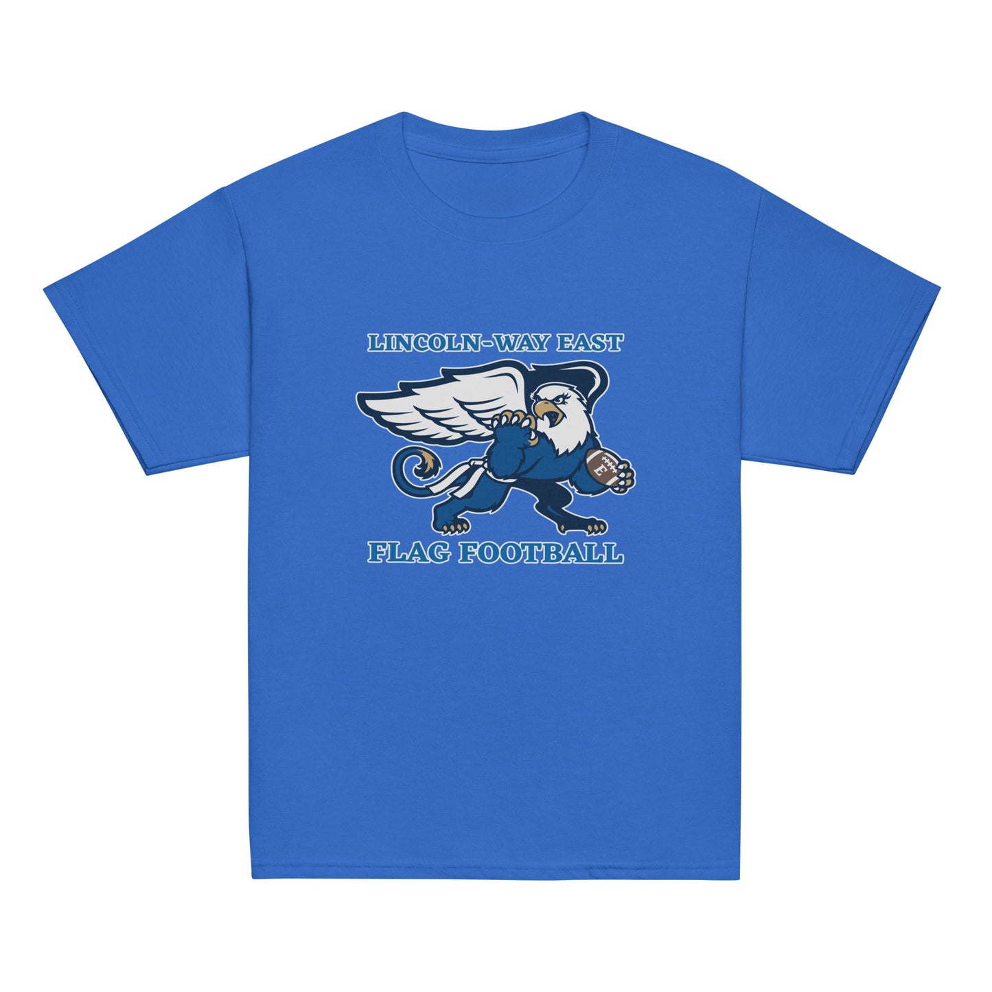 Classic | Youth T Shirt | LWE Flag Football | Crest Logo