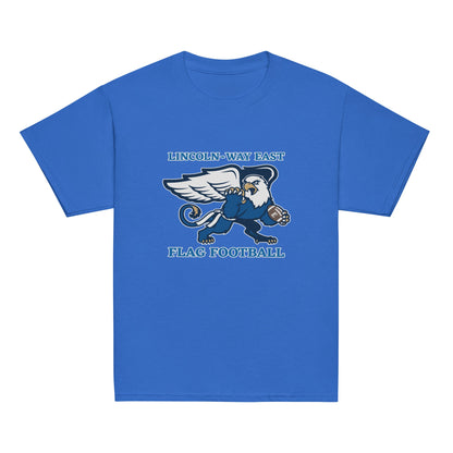 Classic | Youth T Shirt | LWE Flag Football | Crest Logo