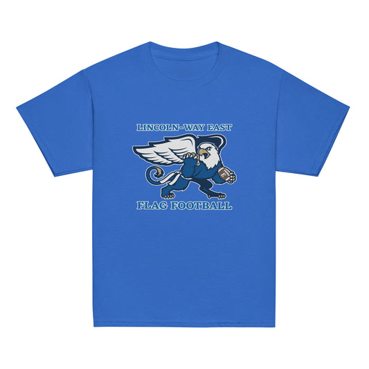 Classic | Youth T Shirt | LWE Flag Football | Crest Logo