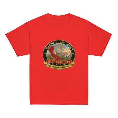 Classic | Youth T Shirt | Marine Corps League kings County Det 455 | Shield Logo