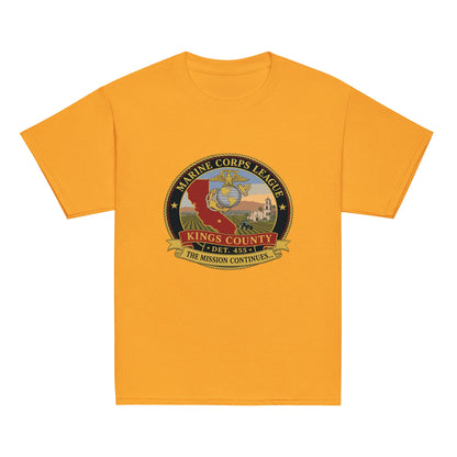 Classic | Youth T Shirt | Marine Corps League kings County Det 455 | Shield Logo